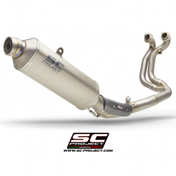 view SC-Project KTM15-TC101T Rally Raid Full Exhaust System for KTM 790/890 Adventure '19-