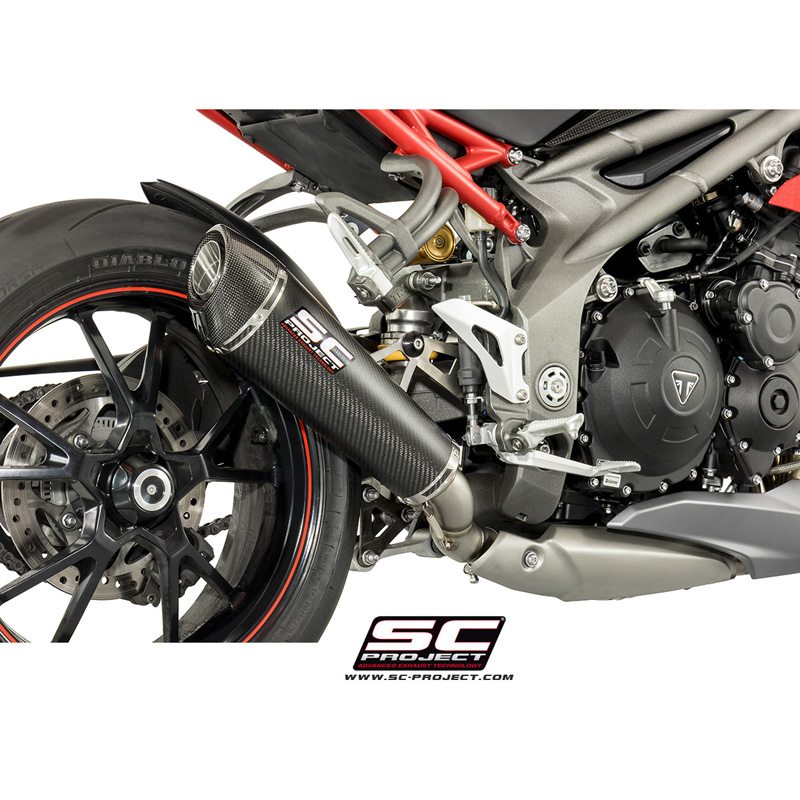 SC-Project T16-L35C Conic Slip-on Exhaust for Triumph Speed Triple R/S ...