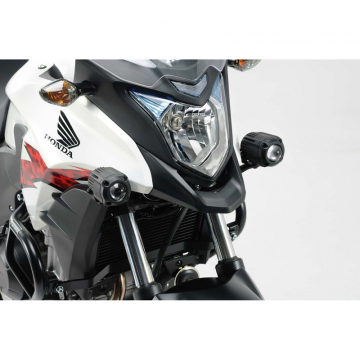 view Sw-Motech NSW.01.004.10401/B Auxiliary Light Mounts for Honda CB500X (2013-2018)