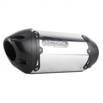 view Two Bros 005-4460106-S1B S1R Black Aluminum Full Exhaust Kawasaki Versys 650 (2015-)