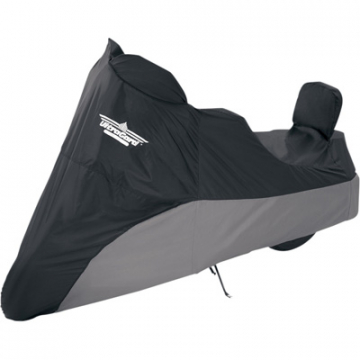 view Show Chrome Ultragard Classic Large Cruiser Black / Charcoal Motorcycle Cover