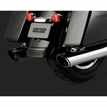 view Vance & Hines 16672 Twin Slash Round Slip-on Exhausts for Harley Touring (2017-)