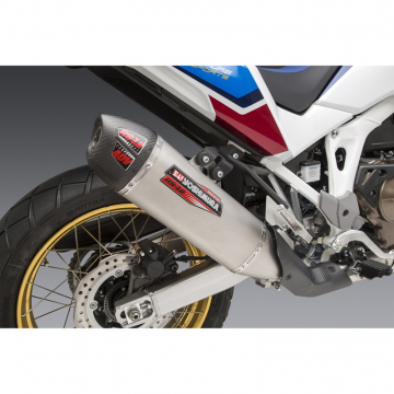 view Yoshimura 12401BS520 RS-12 Stainless Slip-on Exhaust for Honda Africa Twin 2020 (2020-)