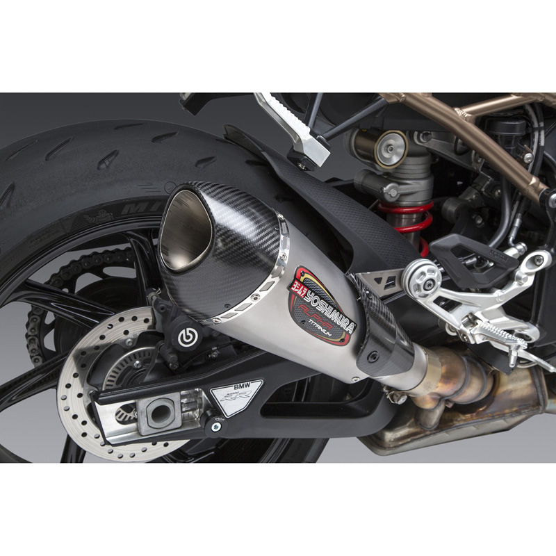 Yoshimura 15204MP720 Alpha-T Titanium Slip-on Exhaust for BMW S1000RR ...