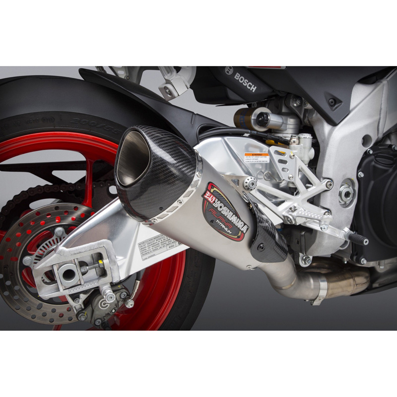 Yoshimura 19250MP720 Race Alpha T Slip-on Exhaust for Aprilia RSV4 ...