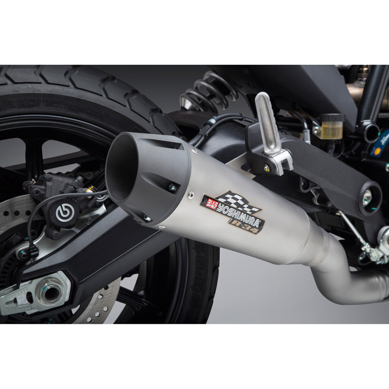 Yoshimura 19400BT510 R34 Race Slipon Exhaust for Ducati Scrambler