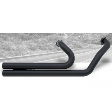 view HARD-KROME American Classic II Black Exhaust VTX1300 Retro 02-up