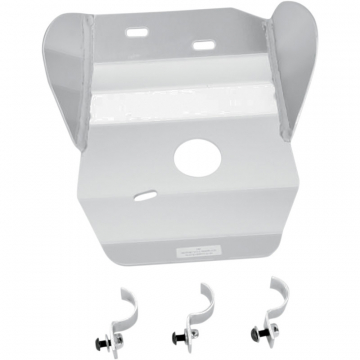 view Moose Racing M448 Aluminum Skid Plate, Silver for Suzuki RM250 (2001-2008)