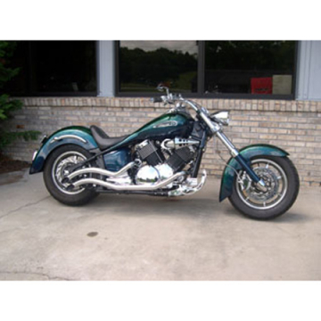 view Mortons Custom Downtowners Complete Exhaust for Yamaha 1100 V-Star (1998-current)