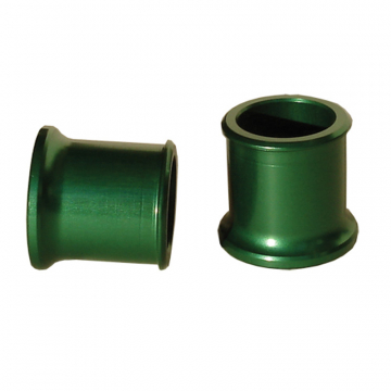 view Ride Engineering KX-WS00F-GN Front Wheel Spacers, Green KX250, KX250F, KX450F (2006-up)