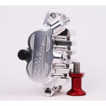 view Ride Engineering MX-BC000-CA Billet Front Brake Caliper-Silver