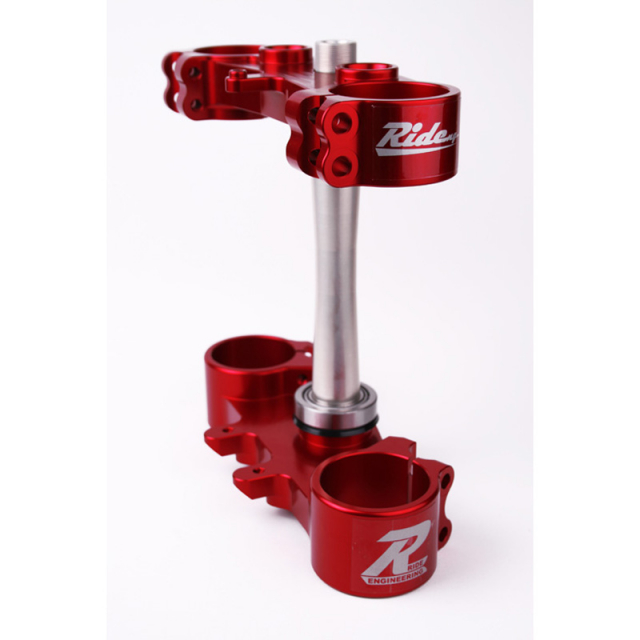 02-08 Ride Eng. 22MM Offset CR Triple Clamp Set Red