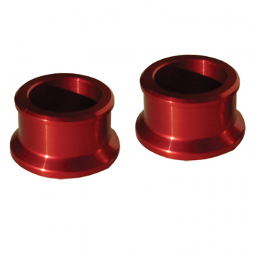 view Ride Engineering RZ-WS00R-RA Rear Wheel Spacers, Red RMZ450 (2005-up) / RM250Z (2007-up)