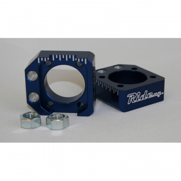 view Ride Engineering YZ-BAB09-MB Axle Block, Blue for Yamaha YZ250F (2009-2011) and YZ450F 2009