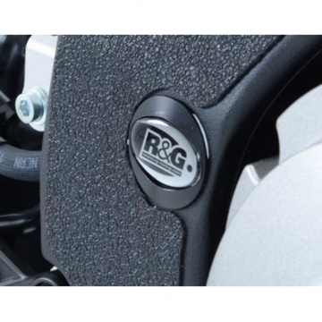 view R&G FI0100BK Upper Frame Plug for Yamaha YZF-R1 (2015-current)