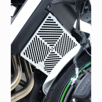 view R&G RAD0191AL Radiator Guard, Brushed Aluminum for Kawasaki Vulcan S (2015-current)