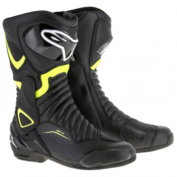 view Alpinestars SMX-6 V2 Vented Boot, Black/Yellow