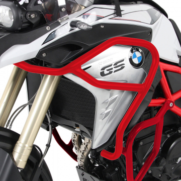 view Hepco & Becker 502.6509 00 04 Tank Guard, Red for BMW F800GS (2017-)