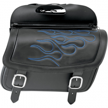 view Saddlemen 3501-0772 Highwayman Tattoo Slant Saddlebags, Medium