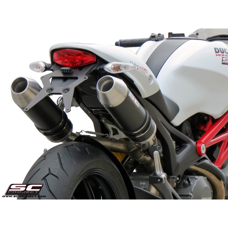 ducati monster 696 sc project exhaust