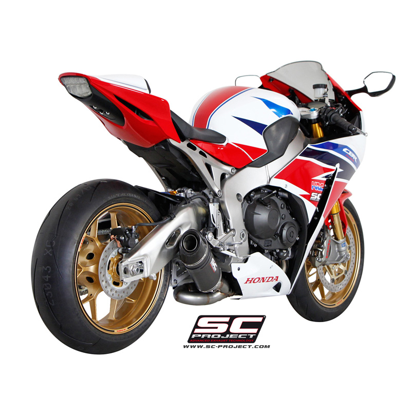 SC-Project H10-12C Oval Matte Carbon Exhaust for Honda CBR1000RR / SP ...