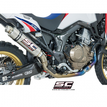view SC-Project H16-TC06T GP Exhaust for Honda CRF1000L Africa Twin (2016-2019)