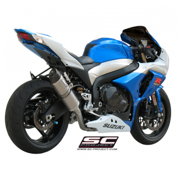 view SC-Project S01-01C Oval Exhaust for Suzuki GSX-R1000 (2009-2011)