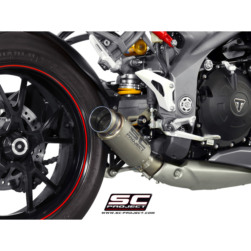 Sc-project T16-lt70t Gp70-r Exhaust For Triumph Speed Triple R   S 