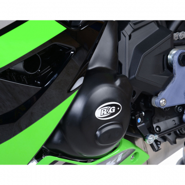 view R&G ECC0225BK Engine Case Cover, Left, Kawasaki Z650 '17-'20 and Ninja 650 '17-
