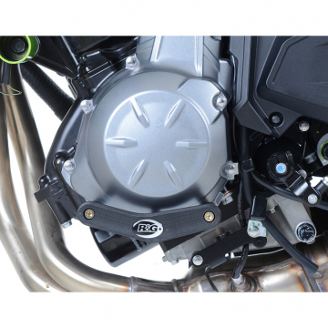 view R&G ECS0112BK Engine Case Slider, Left, for  Kawasaki Z650/RS, Ninja 650 (2017-)