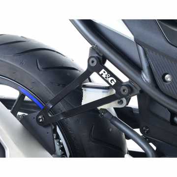 view R&G EH0069BK Exhaust Hanger, Black for Honda CBR500R '16- & CB500F '19-