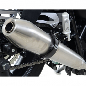 view R&G EP0028BK Exhaust Protector for Triumph Street Twin (2016-current)