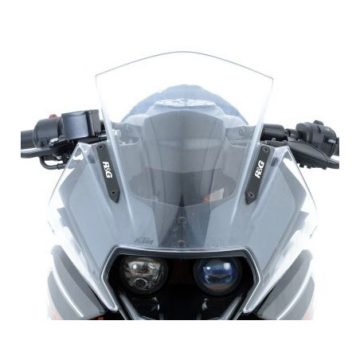 view R&G MBP0019BK Mirror Blanking Plates for KTM RC 390 (2015-)