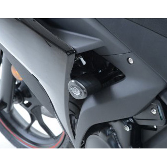 view R&G CP0391BL Aero Style Race Version Frame Sliders, Black for Yamaha YZF-R3 (2015-)