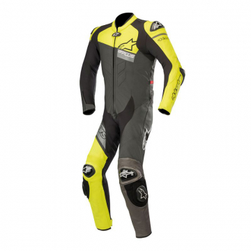 view Alpinestars GP Plus Venom 1PC Leather Suit, Black/Yellow/Grey