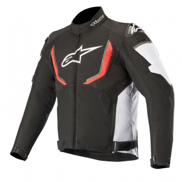 view Alpinestars T-GP R V2 Waterproof Jacket, Black/White/Red