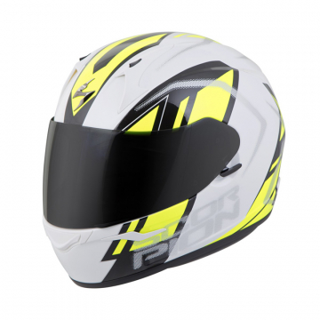 view Scorpion EXO-R320 Endeavor Helmet, White/Neon Yellow