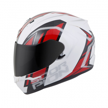 view Scorpion EXO-R320 Endeavor Helmet, White/Red