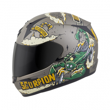 view Scorpion EXO-R320 Moto Fink Helmet, Titanium