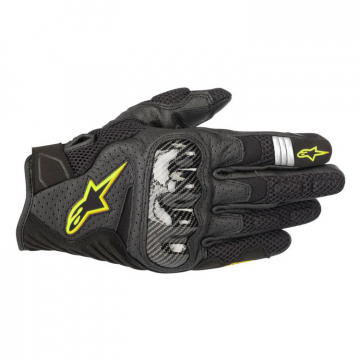 view Alpinestars SMX-1 Air V2 Gloves, Black/Yellow