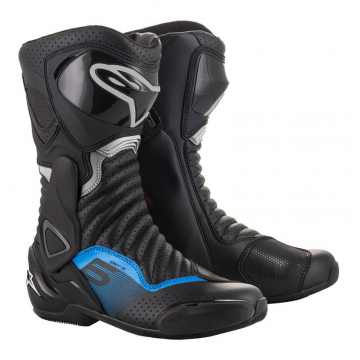 view Alpinestars SMX-6 V2 Vented Boots, Black/Grey/Blue