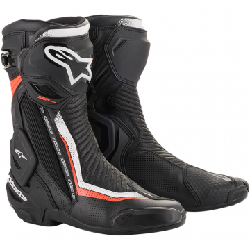 view Alpinestars SMX Plus Vented Boots, Black/White/Red