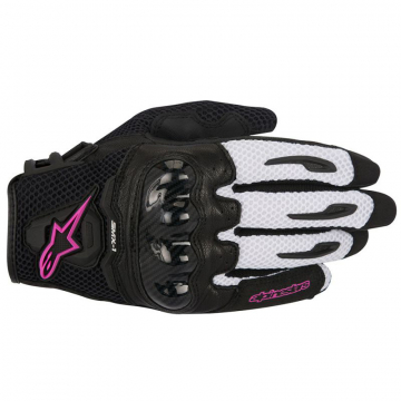view Alpinestars Stella SMX-1 Air Gloves, Black/Fuchsia