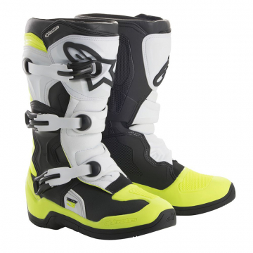 view Alpinestars Tech 3S Youth Boots, Black/White/Yellow