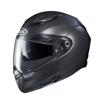 view HJC F70 Helmet, Semi-Flat Titanium