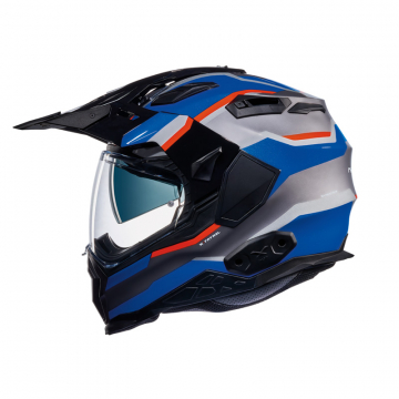 view Nexx X.Wed 2 X-Patrol Helmet, Titanium / Blue / Red