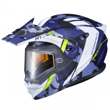 view Scorpion Exo-AT950 Outrigger Snow Helmet, Matte Blue