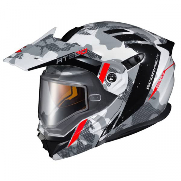 view Scorpion Exo-AT950 Outrigger Snow Helmet, White/Grey