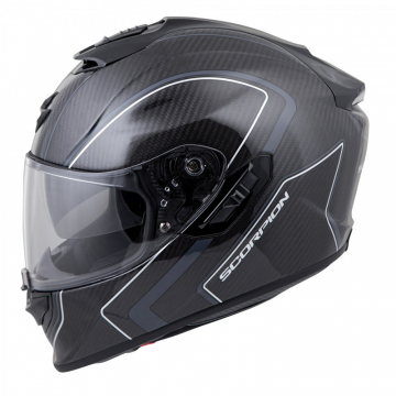 view Scorpion Exo-ST1400 Carbon Helmet, Antrim Grey