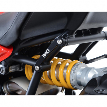 view R&G BLP0054BK Rear Footrest Plate Ducati Monster 1200S / R / Supersport (S) (2017-)